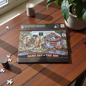 NEW Chicago Bears NFL Game Day at the ZOO 500 Piece Puzzle Sealed